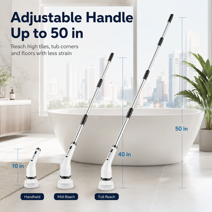 Aureva Living™ | SpinPro 8 Cordless Electric Scrubber