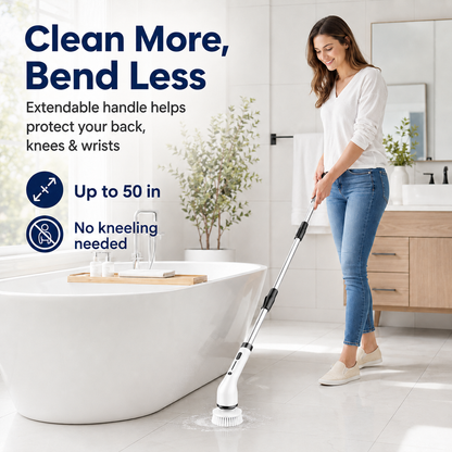 Aureva Living™ | SpinPro 8 Cordless Electric Scrubber
